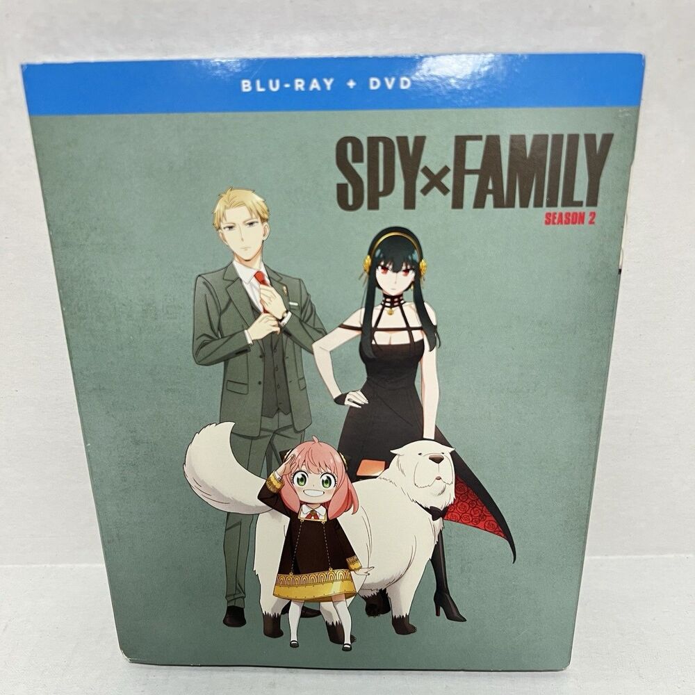 SPY x FAMILY: Season 2 (Blu-ray + DVD) New Sealed *Cover Wear*